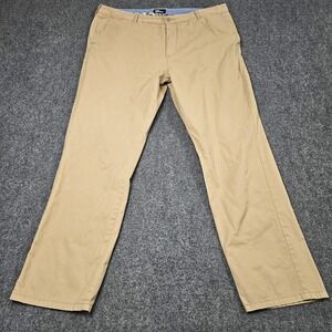 Reyn‎ Spooner Chino Pants Mens 38 Tan Cotton Twill Flat Front Casual Trousers